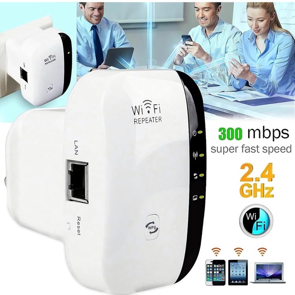 WiFi Extender, Signal Booster, Repeater, Long Range Amplifier with Ethernet New - Picture 3 of 6